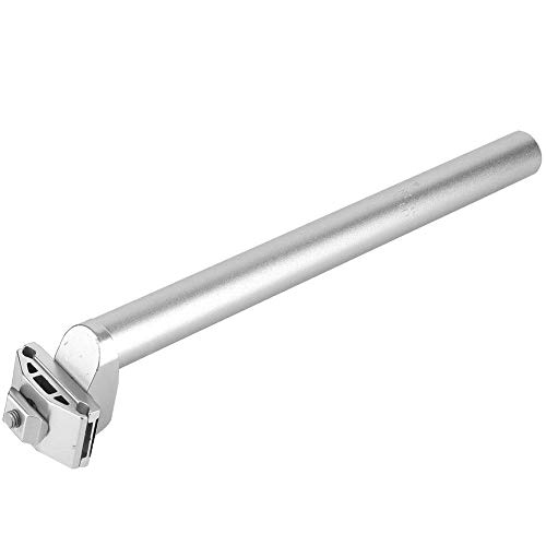 VGEBY1 Fahrradsattelstütze, 3 Farben 25,4 * 300 MM Stoßfeste Fahrradsattelstütze für Mountain Road Bikes Fahrradzubehör(Silber)