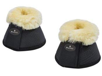BUSSE everline Hufglocken BRAIDED-FELL Grösse XL, schwarz
