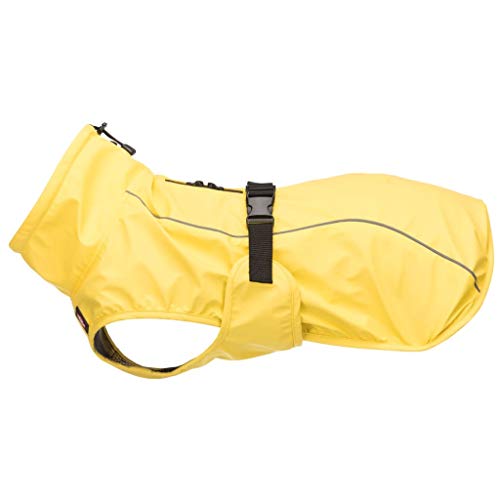 TRIXIE Hunderegenmantel XS 30cm Gelb Regenjacke Regenmantel Regenschutz Hunde