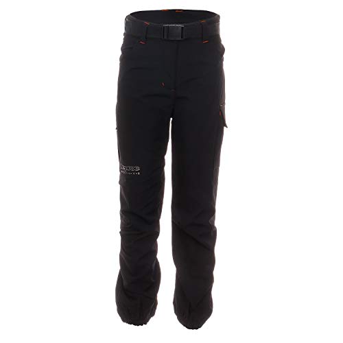 Deproc Fernie Kids Kinder Winterhose Thermohose, schwarz, Größe 98/104 bis 170/176, schwarz, Größe 122/128