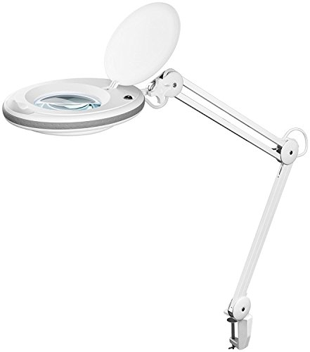 Fixpoint 45271 A+, Lupenleuchte, Plastik, 7.5 W, weiß, 6.5 x 75 x 23 cm