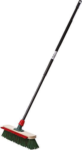Bümag Hoch-Tief-Straßenbesen mit Telestiel, mehrfarbig