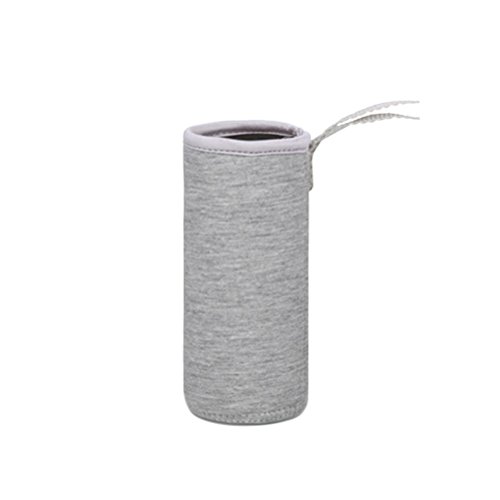 BESTONZON Neopren Flaschen Schutzhülle 550 ML Flaschen Thermo-Hülle Taschen 6,8x19 CM (Grau)