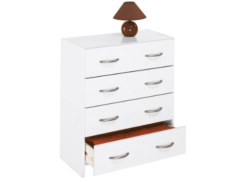 Kommode Schubladenkommode Schubladen Sideboard Anrichte Mehrzweckkommode 'Henry' (Weiß)