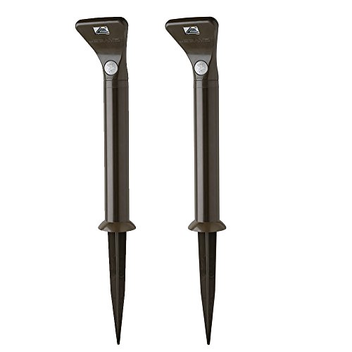 Mr Beams Gartenleuchte für den Außenbereich mit Erdspieß, kabellos und mit Bewegungssensor MB592 (2-er Pack)