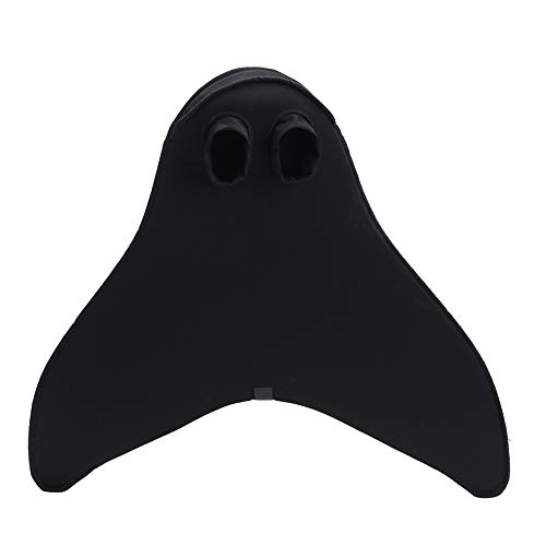 Guter-Handwerker Schwimmflossen Meerjungfrau Flossen Monofin für Kinderschwimmen (Schwarz, S)