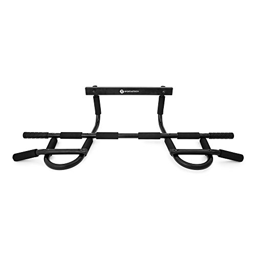 VERGLEICHSSIEGER¹ Klimmzugstange 'Get Strong' von Sportastisch | Tür 60 – 80cm | Edelstahl |bis 150kg | zum Einhängen| BONUS Ebook | 3 Jahre Garantie²