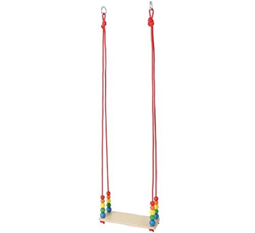 Hess Holzspielzeug 31105 - Brettschaukel aus Holz, 40 x 15 cm