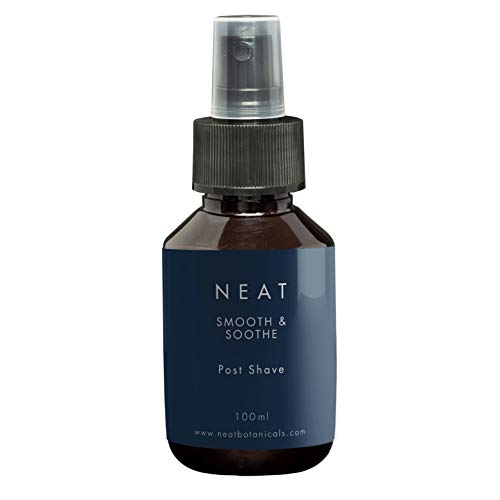Aftershave Herren Smooth and Soothe Spray von NEAT I 100 ml Flasche I Hexen-Haselnuss, Aloe Vera und Salbei ätherische Öle I Alternative zum Rasiergel I After Shave Balsam
