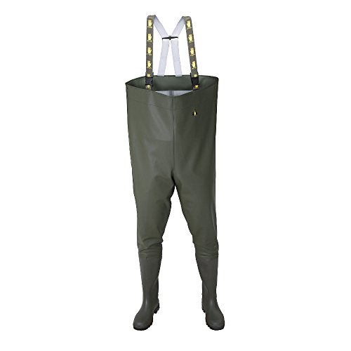 SB01 Wathose Anglerhose Watthose Angelhose Teichhose Stiefel PVC Gr. 43