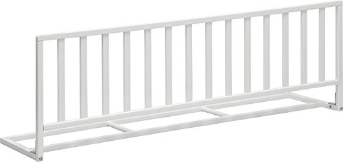 IB-Style - Hochwertiges Bettschutzgitter 'Pino' Bettgitter Holz Weiss lackiert - Länge 120 cm - Höhe 42 cm