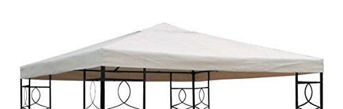 Pavillon Ersatzdach 3x3 Meter - beige - wasserdicht - Pavillondach