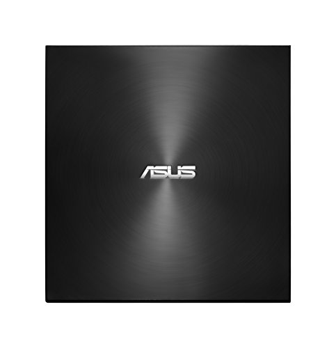 Asus ZenDrive U9M USB-C externer Ultra SLIM DVD Brenner (inkl. USB-C Kabel, Brennsoftware & Nero Backup App), für Apple MacBooks und Windows PCs/Notebooks, USB 2.0, schwarz