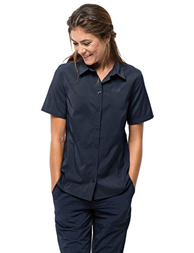 Jack Wolfskin Damen Sonora Shirt W Bluse, Midnight Blue, XL