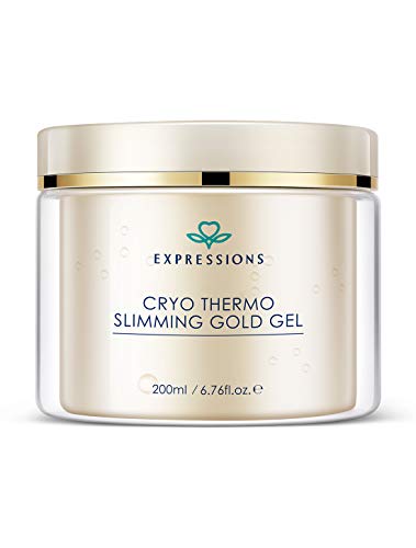 EXPRESSIONS Anti Cellulite Creme | Straffendes Gel | Cellulite Massage Creme | Dehnungsstreifen Entfernung | Gestaltung Taille, Abdomen und Gesäß - 200ml