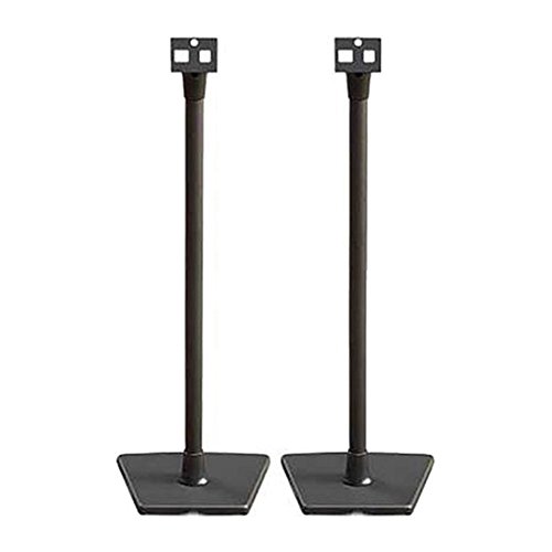 Sanus Kabelloser Lautsprecher Ständer für Sonos Play: 1 und Play: 3 – schwarz (2 Stück)