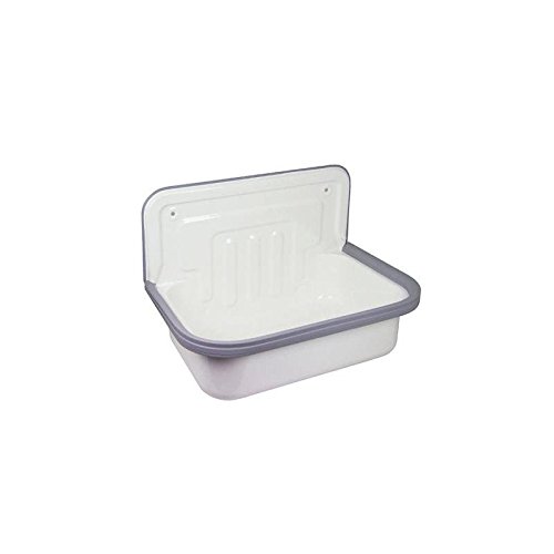 Stahl-Ausgußbecken 50 cm ohne Überlauf