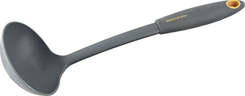 Fackelmann Schöpflöffel 30 cm Soft, Küchenhelfer mit Funktionsteil aus Nylon, Schöpfkelle für beschichtete Töpfe und Pfannen - hitzebeständig bis 200°C, Menge: 1 Stück