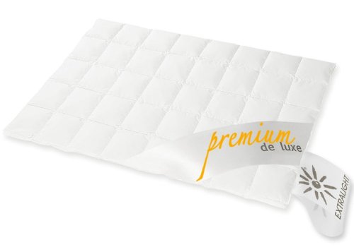 HANSKRUCHEN | 975.98.003 | PREMIUM DE LUXE | Daunendecke – SOMMER – 135x200cm | 100% Gänseflaum – 220 gr. – Deutsches Qualitätsprodukt