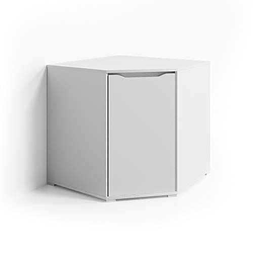 Vicco Kommode Set Ruben Weiß Schubladen Sideboard Mehrzweckschrank Schrank (Eck Kommode)
