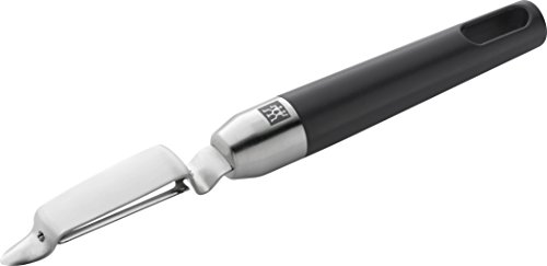 Zwilling 376020000 Twin Pure black Pendelschäler, Satinierter Edelstahl, spülmaschinengeeignet, 205 mm