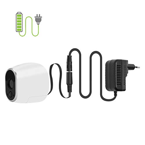 Netzteil Adapter kompatibel mit Netgear Arlo Überwachung Kamera,Smart Home Zubehör (Schwarz)