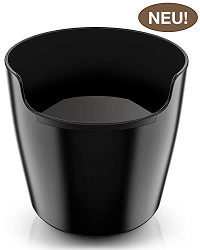 NEU: Homeffect Abschlagbehälter mit verbesserter Handhabung - Innovatives Barista Zubehör - Der Premium Abklopfbehälter für Siebträger-Maschinen