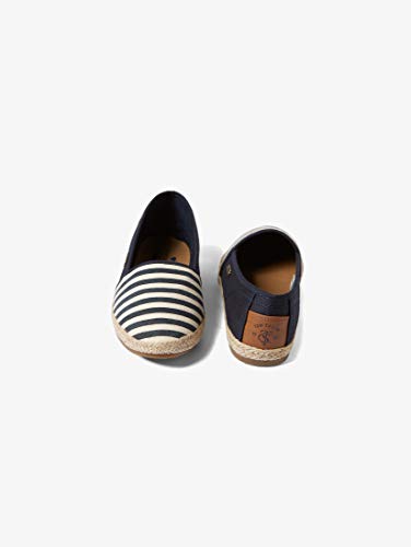 TOM TAILOR für Frauen Schuhe Gestreifte Slipper Navy, 40