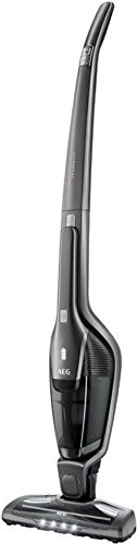 AEG Ergorapido CX7-2-35FFP beutel- & kabelloser 2in1 Akku-Handstaubsauger mit Lithium-Ionen-Akku für bis zu 35 Minuten Laufzeit/105 m², Wandhalterung & freistehende Ladestation, iron grau