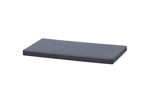 Ikea Kallax Regal Sitzauflage 76 x 39 x 4 cm Sitzpolster Sitzbank-Auflage Sitzkissen / Auflage für Sideboard als Sitzbank / unempfindlicher Bezug / Farbe GRAU ANTHRAZIT