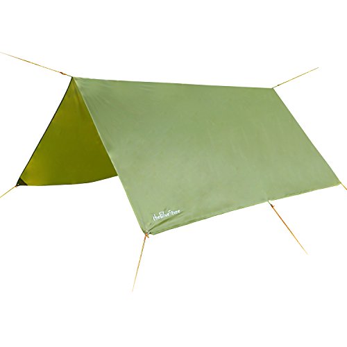 3m x 3m - wasserdicht , leicht, kompakt und stark grün Hammock Plane für Camping