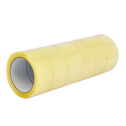 Zedelmaier Transparent Klebeband Paketband PP-Band Extra Stark 50 mm x 66 Meter Transparent(6 Rolle)