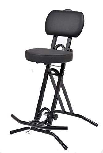 LIBEDOR Stehhilfe Stehhocker Stehsitz Sitz Sitzhilfe Stehstütze mit 6 cm ergonomischer Polster bis 130 kg belastbar