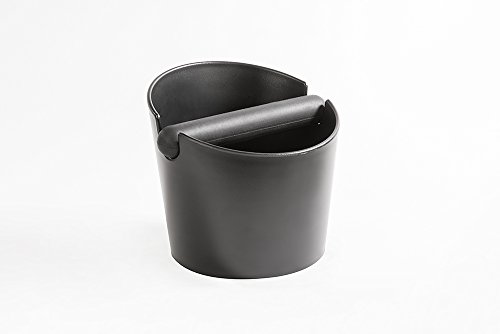 VIENESSO Barista Abschlagbox mit gummierter und abnehmbarer Abklopfstange - hochwertig verarbeiteter Design-Abschlagbehälter für Espresso Kaffeesatz aus dem Siebträger