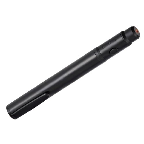 Hama Laserpointer LP18 (Presenter, edles Metallgehäuse, roter Laser, Reichweite bis 50 m) schwarz