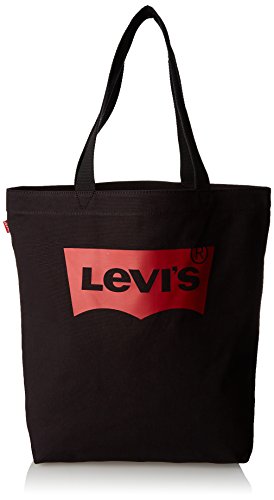 Levi's Damen Batwing Tote W Schwarz (Regular Black), 30x14x39 centimeters