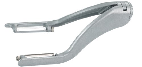 Westmark Gemüse-Doppelschäler, 19,2 x 5 cm, Edelstahlklinge, Peel-Star, Aluminium-Beschichtung, 60502260