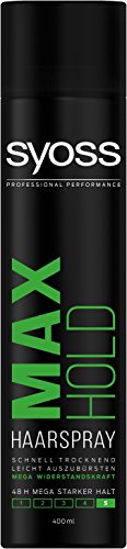 Syoss Haarspray Max Hold Haltegrad 5, mega stark, 6er Pack (6 x 400 ml)