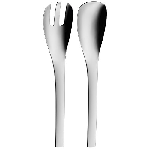 WMF Salatbesteck-Set 2-teilig Salatgabel Servierlöffel Vela Cromargan Edelstahl rostfrei poliert