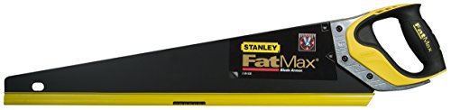 Stanley FatMax Gen2 Appliflon Handsäge (500 mm Länge, 7 Zähne/Inch, 1 mm Klingenbreite, Tri-Material-Handgriff) 2-20-529