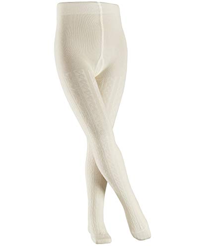 FALKE Mädchen Strumpfhosen / Leggings Cable - 1 Paar, Gr. 152-164, weiss, Baumwolle Schurwolle, wärmend klimaregulierend