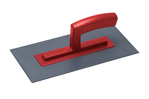Meister Glättekelle 280 x 140 mm - 4-seitig geschliffen - Vollkunststoff / Glättkelle / Glättscheibe / Traufel / Kunststoffkelle / 4136800