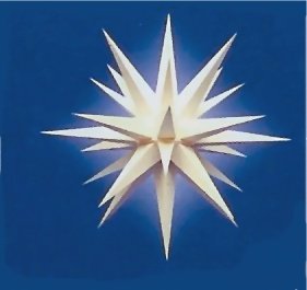 Weihnachtsstern, Adventsstern, original Herrnhut, für Außen, Kunststoff, 68 cm, Stern, Sterne, Weihnachtssterne, Adventssterne, original Herrnhuter Stern, weiß