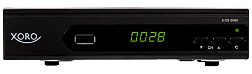 Xoro HRS 8660 digitaler Satelliten-Receiver mit LAN Anschluss (HDTV, DVB-S2, HDMI, SCART, PVR-Ready, USB 2.0) schwarz