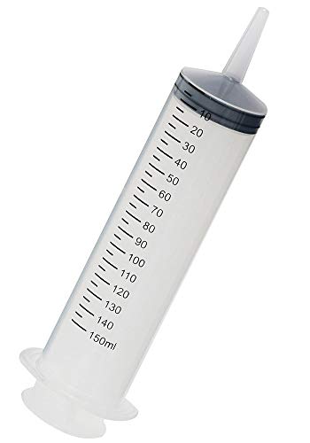 High Security Standard 150 ml Spritze Plastik Einweg Präzisions Hydroponik Ernährung Spritze Dosierspritze