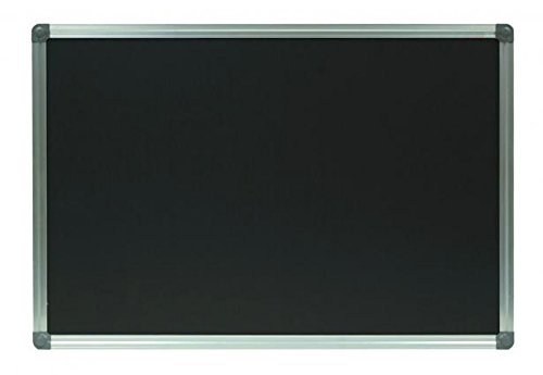 Kreidetafel / Schultafel,schwarz, magnetisch, mit Alurahmen (80 x 120 cm)