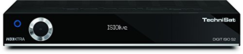 TechniSat DIGIT ISIO S2 / HD Sat-Receiver mit PVR-Aufnahmefunktion via USB oder im Netzwerk, Timeshift, UPnP-Livestreaming, schwarz