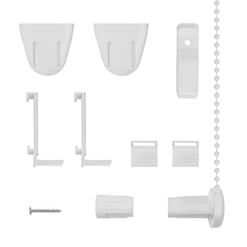 Lichtblick RKV.01.SB Klemmträger und Zubehör Montage-Set für Klemmfix Rollo RKV -