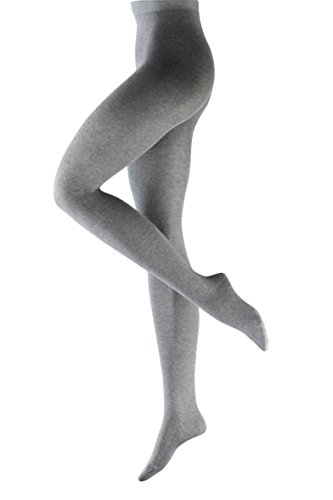 FALKE Family TI 48665 Damen Strumpfhosen/Strickstrumpfhosen, Gr. 40/42, grau (greymix 3399)