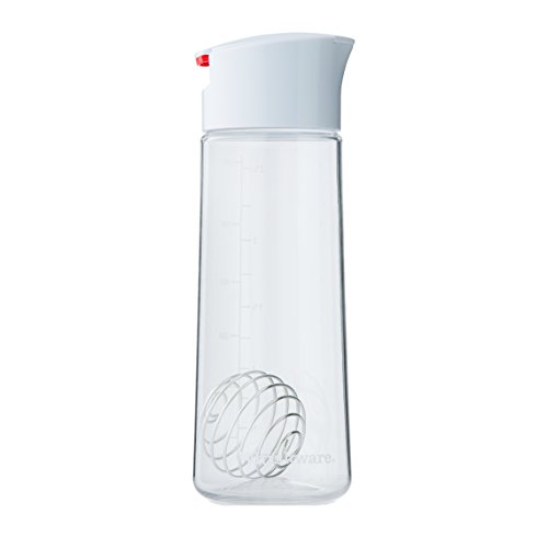 Whiskware Dressing Shaker | Soßenspender für Salatsoßen, Marinaden & Dressings | mit BlenderBall Schneebesen | Tritan, BPA frei | 590ml